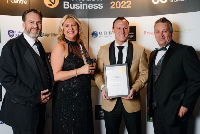 SYNETIQ Takes Large Business of the Year award at the Doncaster Business Awards